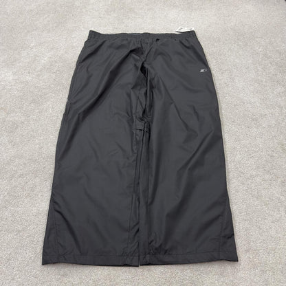 Vintage Starter baggy tracksuit bottoms black loose leg mesh lined casual track pants