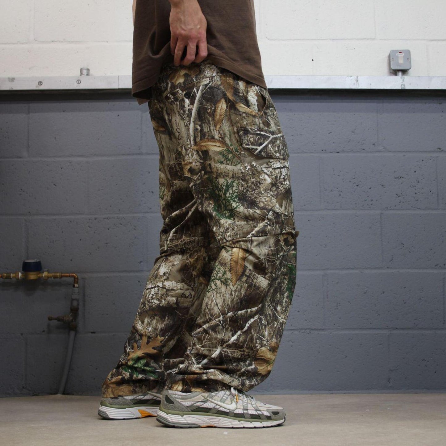 Realtree convertible camo cargo pants green Magellan loose floaty leg camouflage trouser shorts