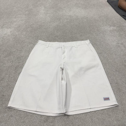 Dickies baggy chino shorts carpenter white Chino style skater shorts long wide leg festival