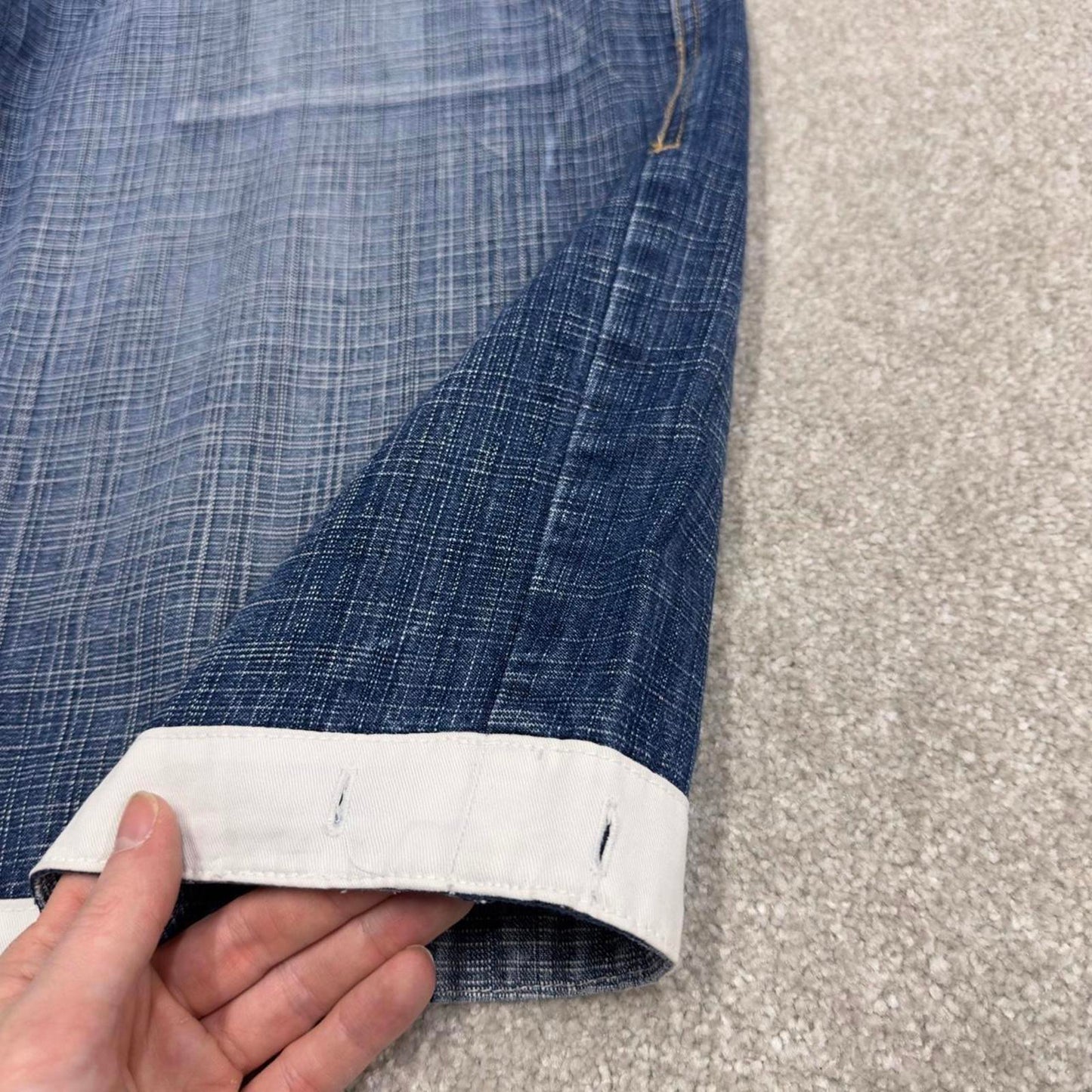 Y2k baggy shorts skater style blue Long wide leg Source Jeans denim summer festival jorts