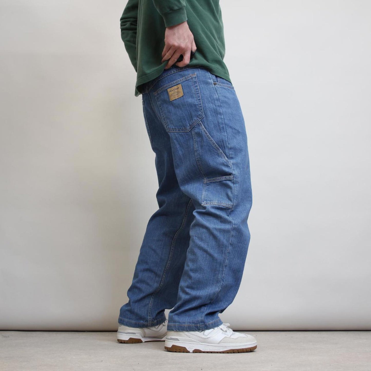 Denim carpenter skate jeans W38L28 loose Blue Wolf y2k style cargo pants