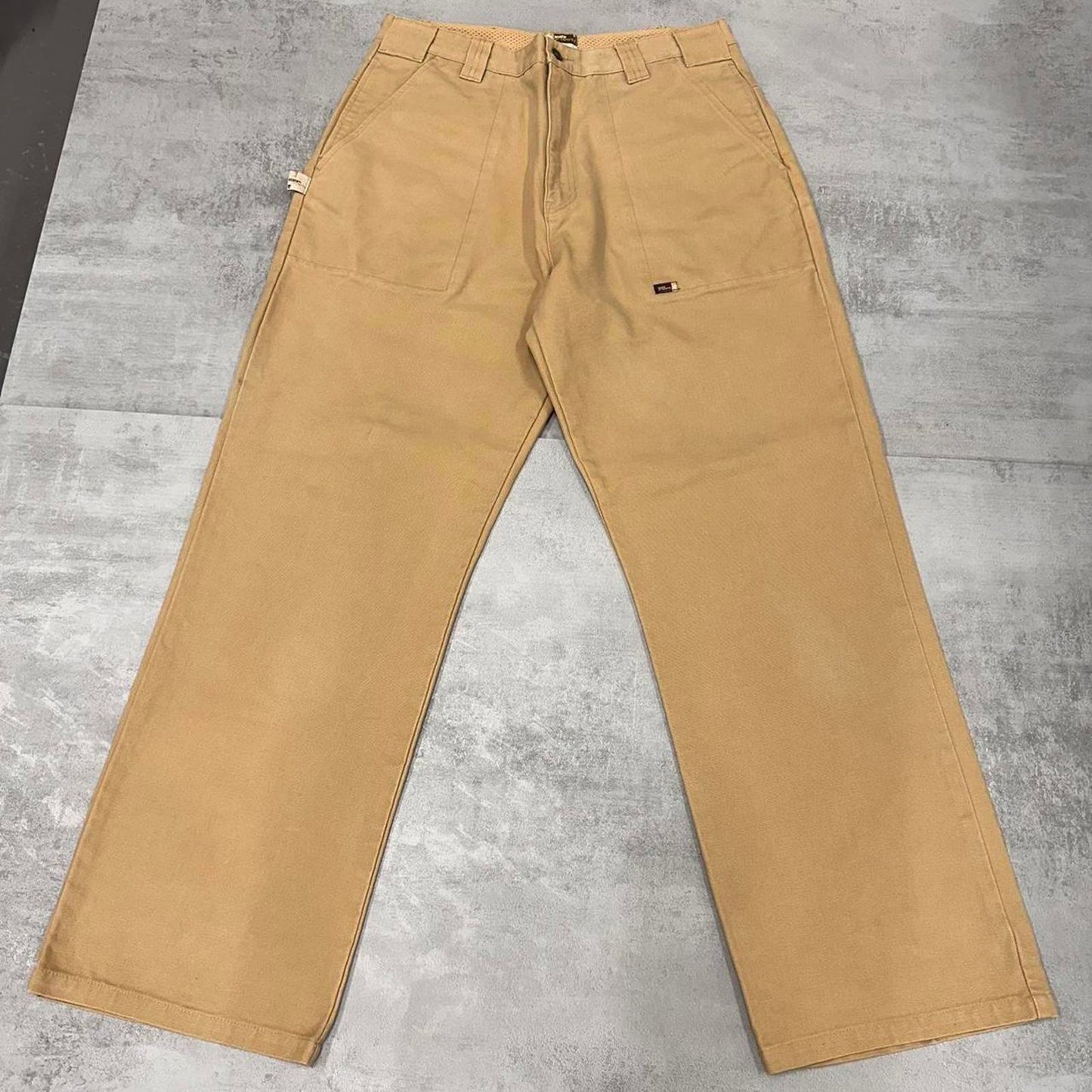 Beige baggy State Property skate jeans W34 L32
