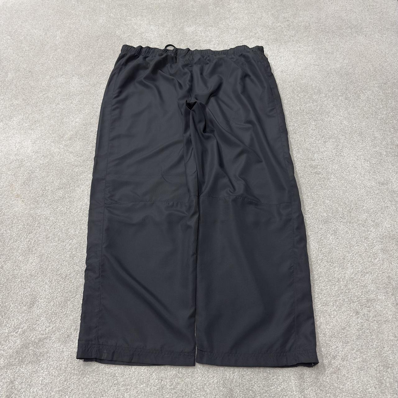 Starter baggy tracksuit bottoms black Y2K XXL Wide leg mesh lined drawstrings track pants
