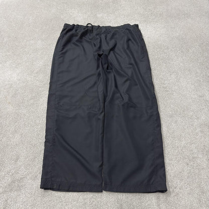 Starter baggy tracksuit bottoms black Y2K XXL Wide leg mesh lined drawstrings track pants