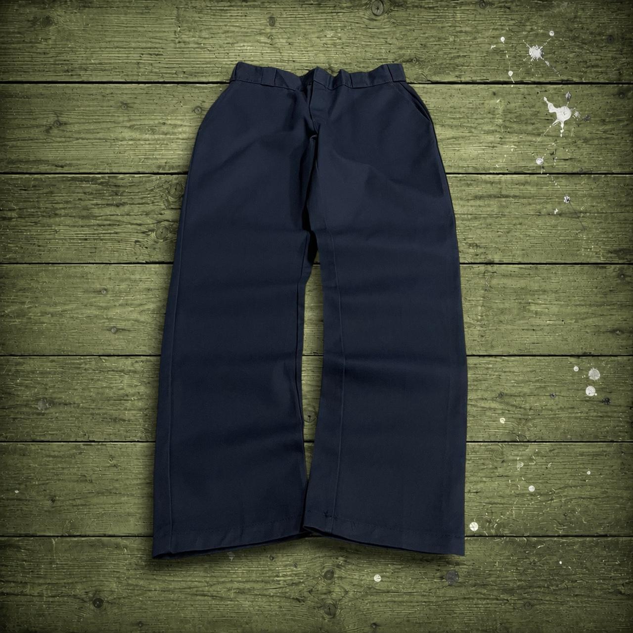 Y2K Dickies 874 work pants navy original fit straight leg chino skater style trousers