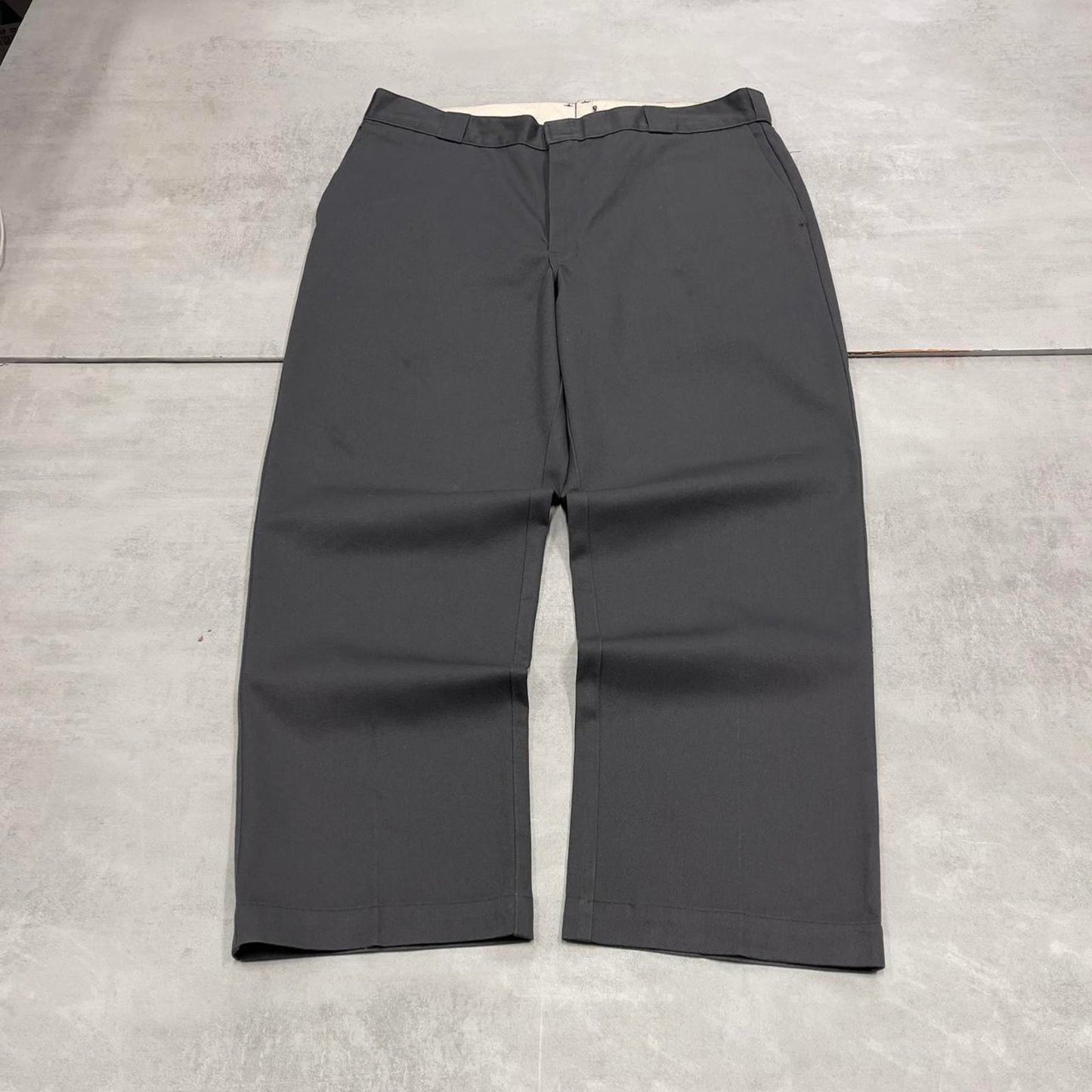 Dickies Pants W40L29 grey loose twill chino 90s style skater pants