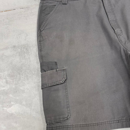 Grey baggy Dickies cargo shorts W42