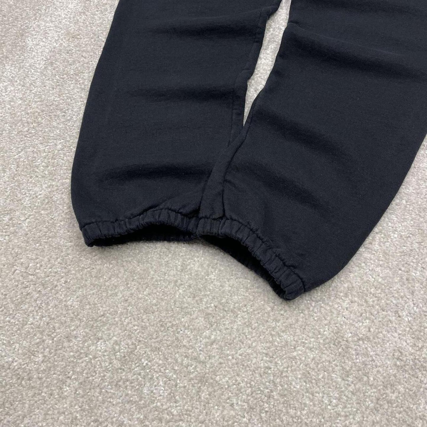Y2k Champion sweatpants joggers Small cuffed black Straight fit embroidered tracksuit bottoms