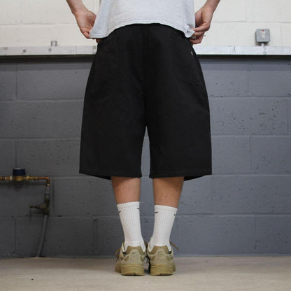 Dickies baggy carpenter shorts black Surf style skater shorts long loose leg festival