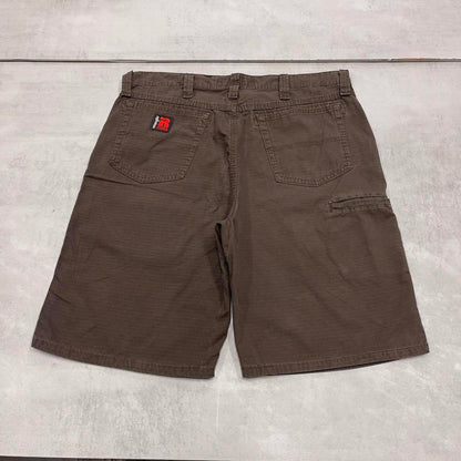 Mens baggy Wrangler carpenter shorts W36