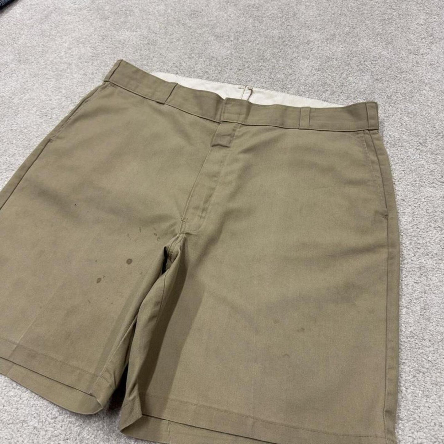 Baggy Dickies shorts chino khaki Twill chino skater style shorts loose relaxed fit