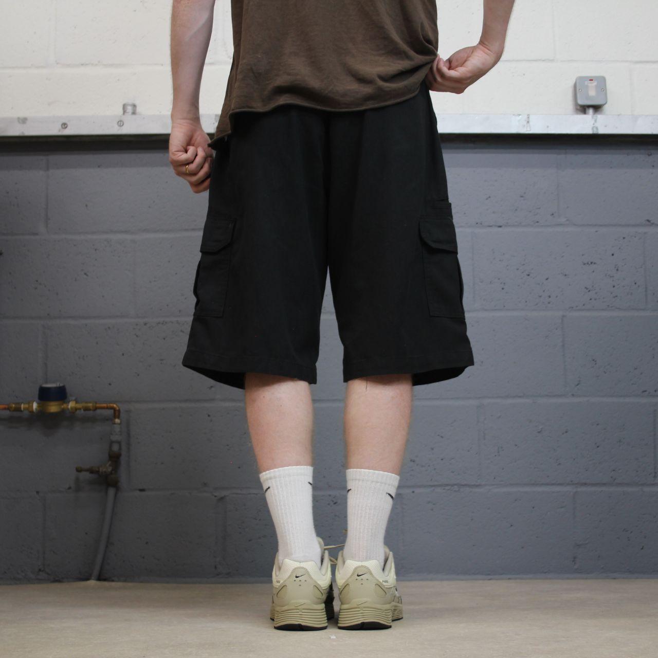 Dickies baggy cargo shorts relaxed black Twill chino skater style shorts loose leg