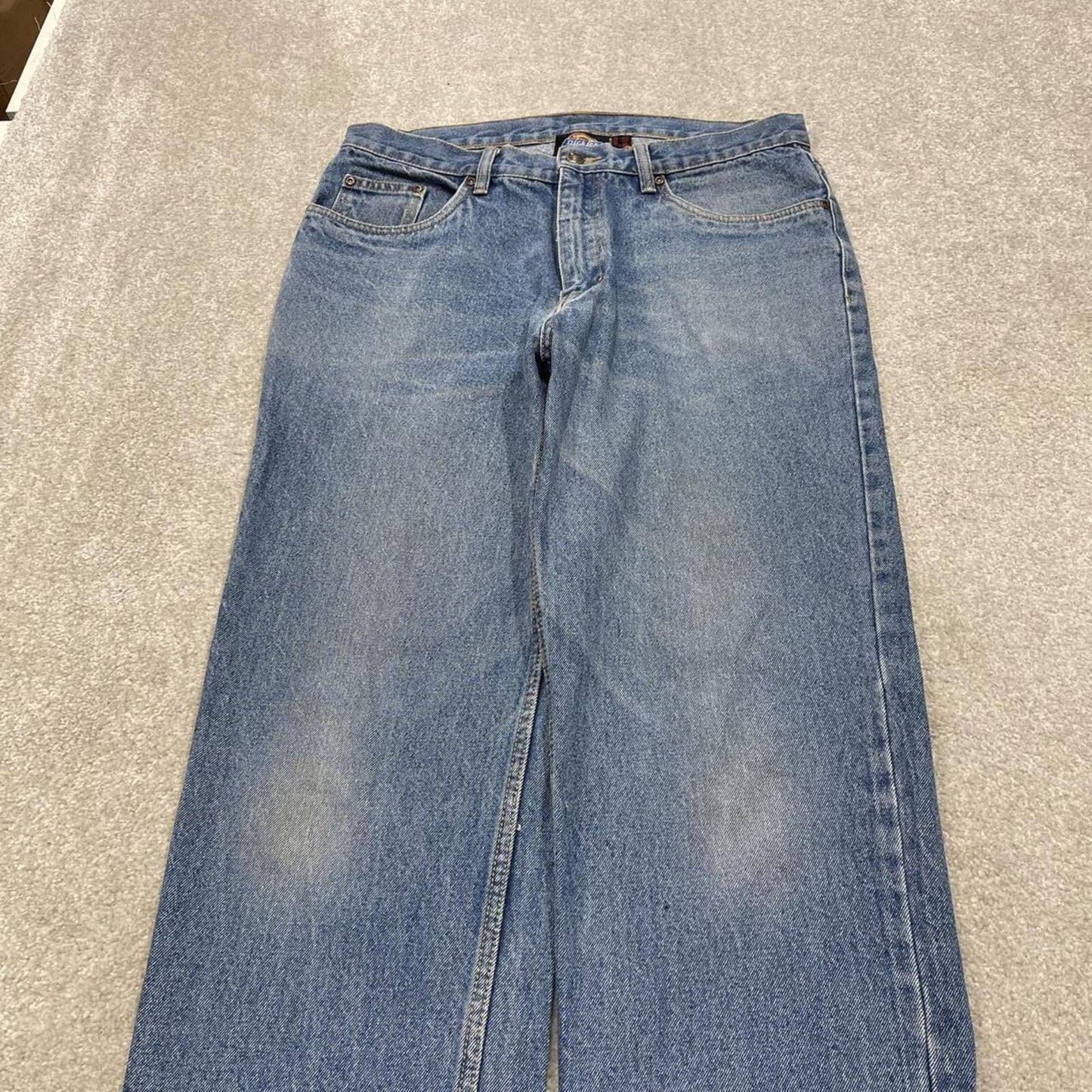 Dickies work jeans loose denim blue Regular fit skate style work pants