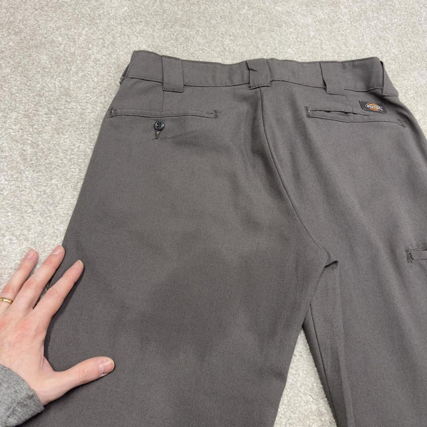 Dickies work pants slim taper grey Twill chino skate style slim trousers