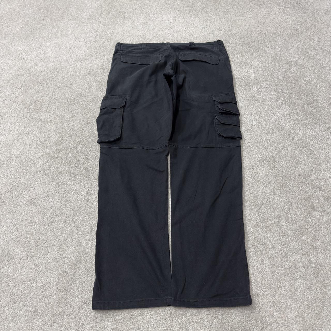 Wrangler cargo pants y2k black W34L30 Regular taper skater utility work pants
