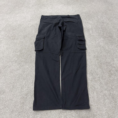 Wrangler cargo pants y2k black W34L30 Regular taper skater utility work pants