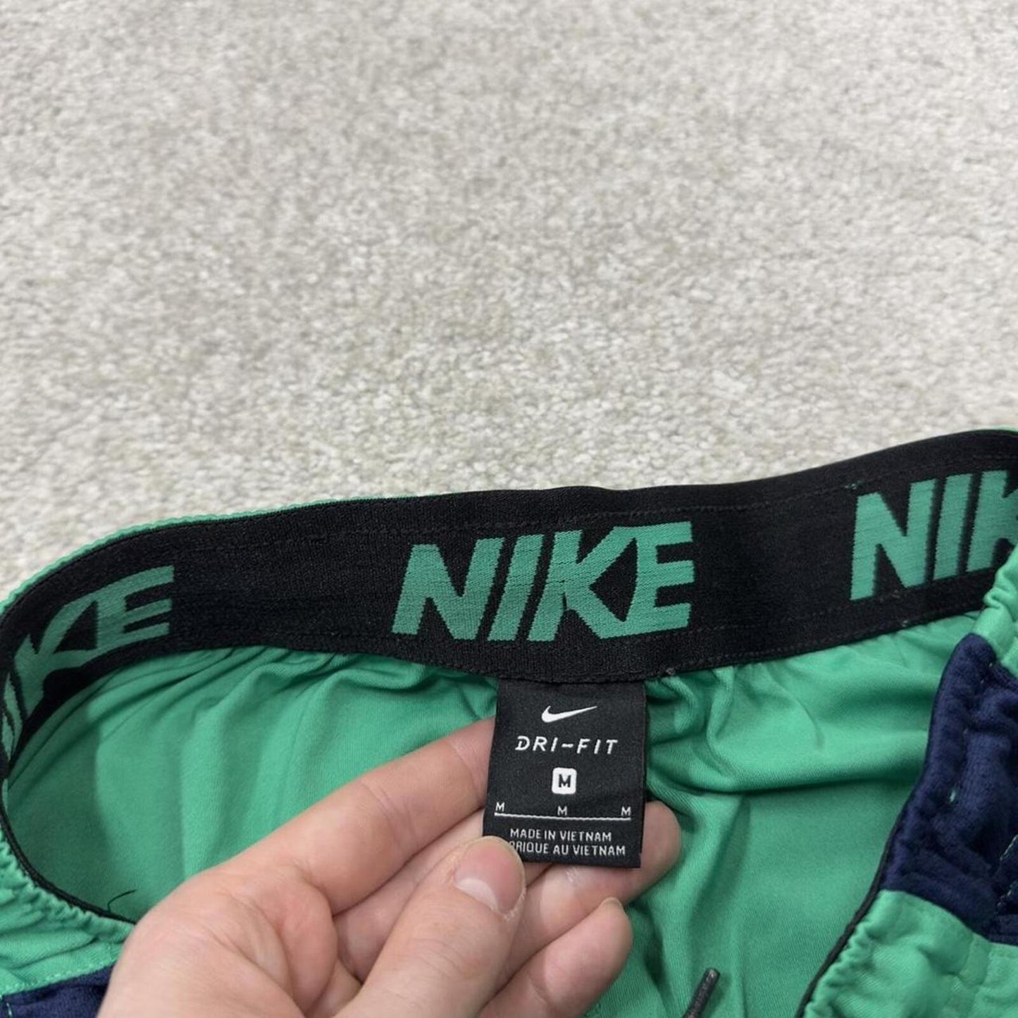 Loose Nike sports shorts y2k green Casual style comfy loose floaty summer gym shorts