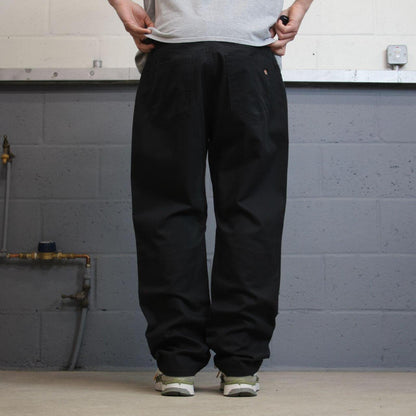 Dickies chino work pants faded black Straight leg twill chino skate style trousers