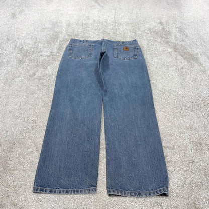 Vintage Carhartt skater jeans W38L32 90s skater style traditional fit loose 5 pocket pants
