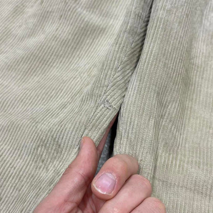 Baggy Berle corduroy pants W38L33 beige wide wale jumbo cord trousers 90s skater style