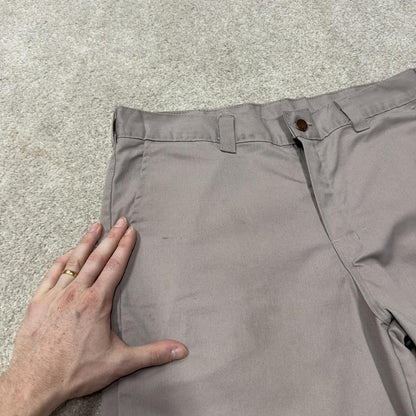 Dickies carpenter shorts long leg grey Twill chino skater style shorts loose leg