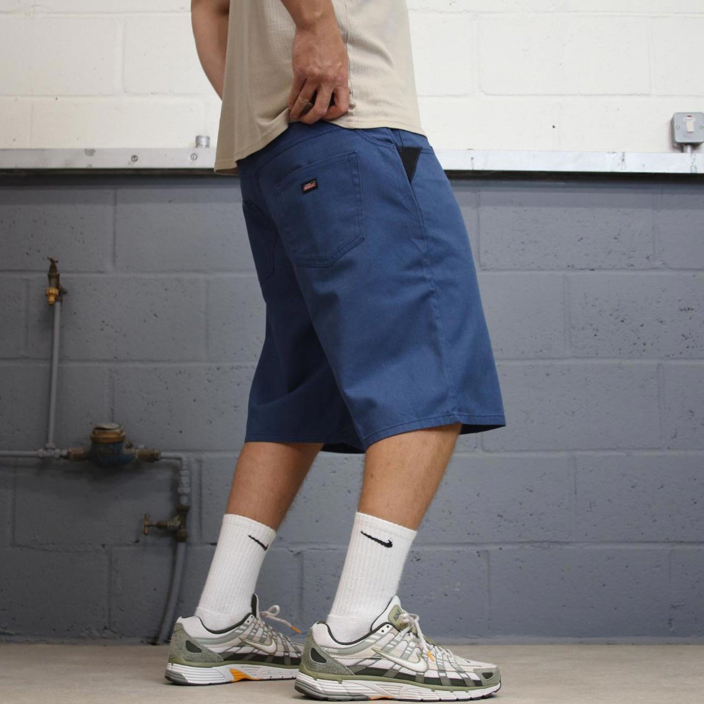 Baggy Blue Dickies shorts W38