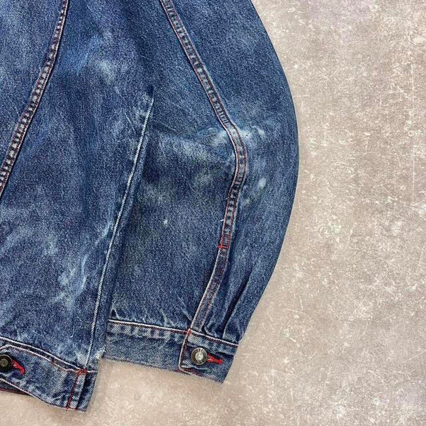 Embroidered Paco USA denim jacket XL
