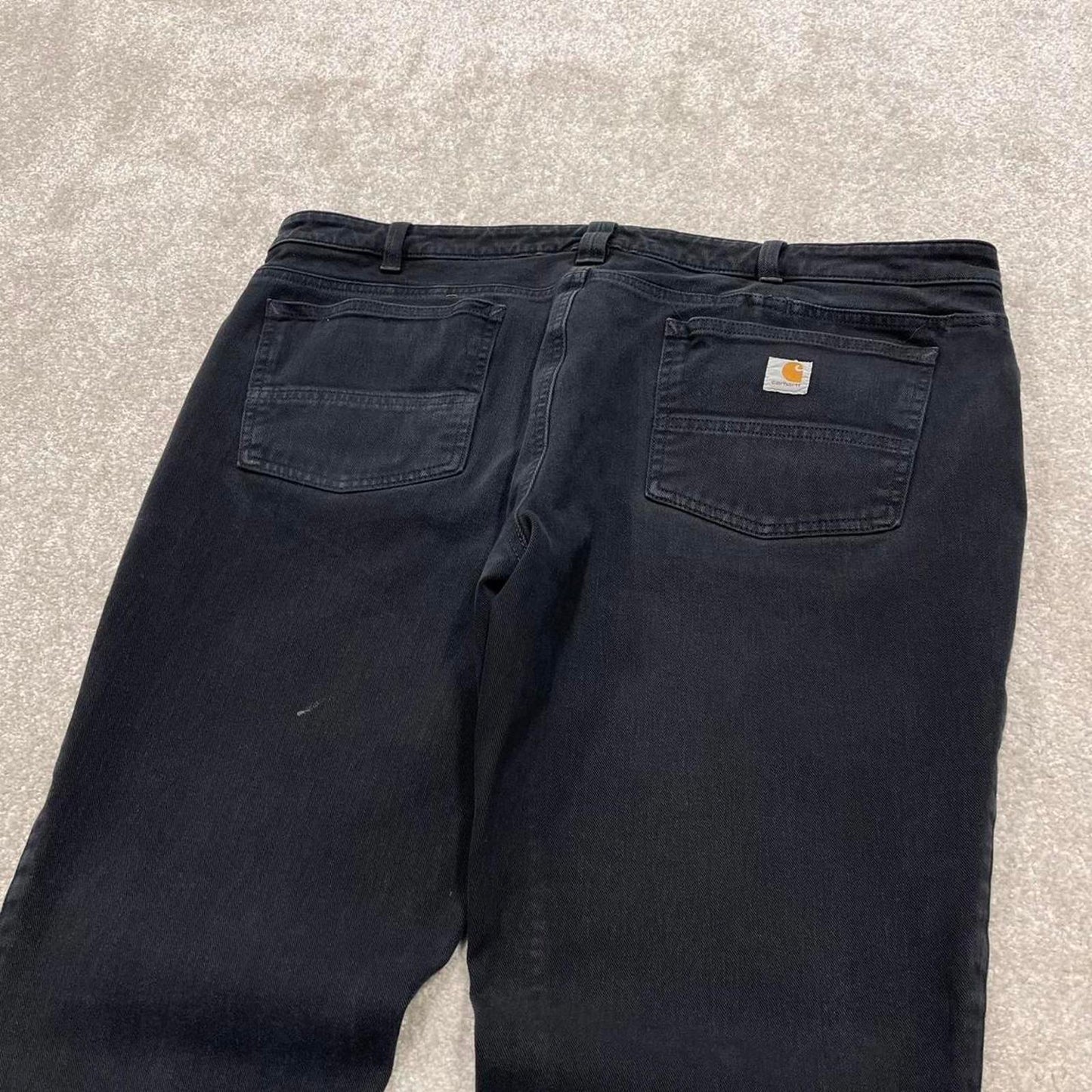00s Y2k Carhartt jeans pants black Women's slim fit utility work pants