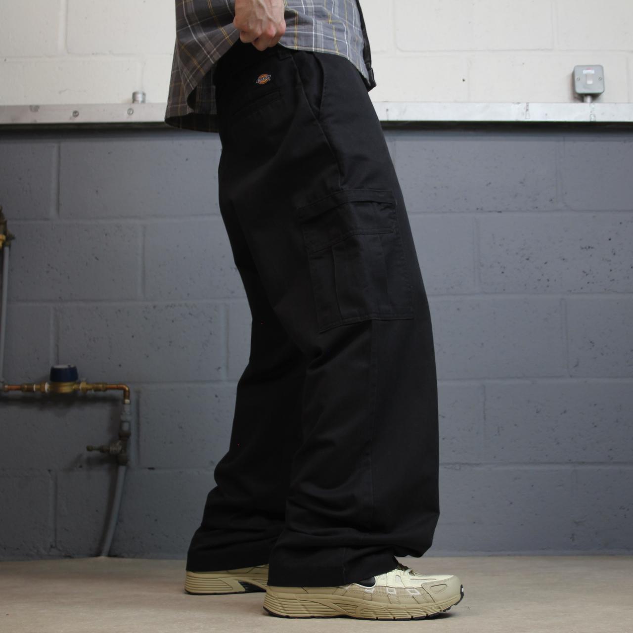 Dickies cargo utility pants W34L31 black loose Loose chino utility skate work trousers
