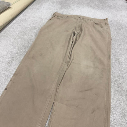 Carhartt carpenter pants W42L34 baggy beige loose fit skate pants