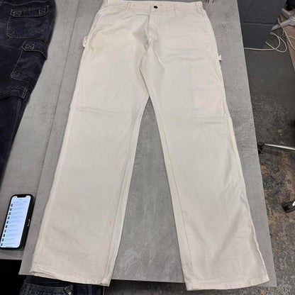 White Dickies carpenter pants W36L35