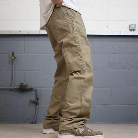 Tan Wrangler carpenter pants W32L32 loose cargo skater style jeans