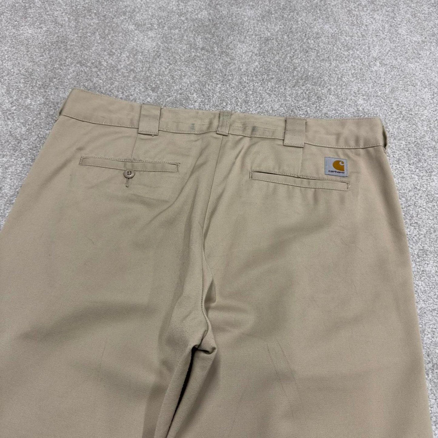 Y2k Carhartt WIP chino pants W34L32 Mens loose 00s y2k style work trousers