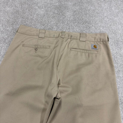 Y2k Carhartt WIP chino pants W34L32 Mens loose 00s y2k style work trousers