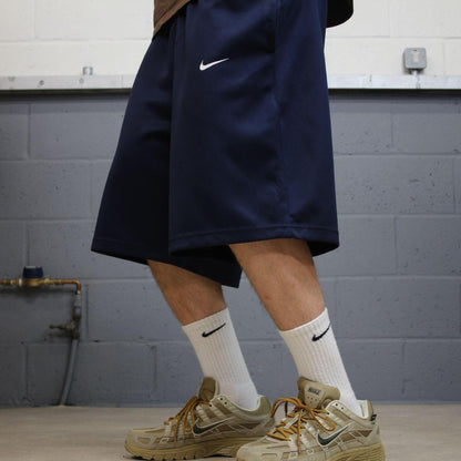 Baggy Nike basketball sports shorts y2k navy Sierra Canyon basketball comfy floaty summer gym shorts