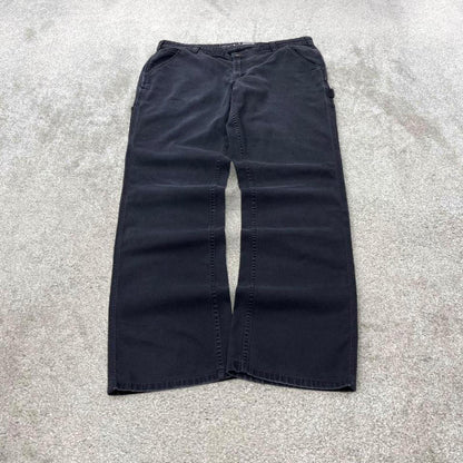 Carhartt carpenter work pants loose fit navy Women's cargo workwear trousers