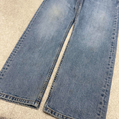 Blue Levis 505 jeans W36L29 straight leg y2k style pants red tab logo