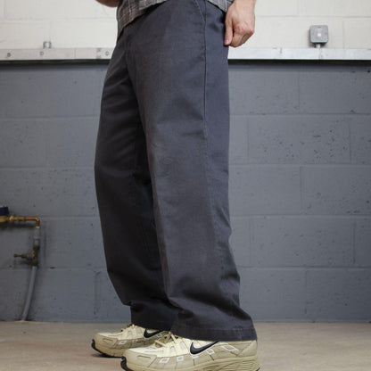 Dickies chino skate pants y2k grey Straight leg 2000s style twill chino trousers