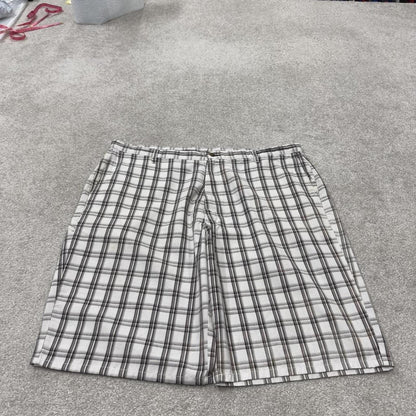 Dickies baggy checkered shorts carpenter white Chino check surf shorts long wide leg festival