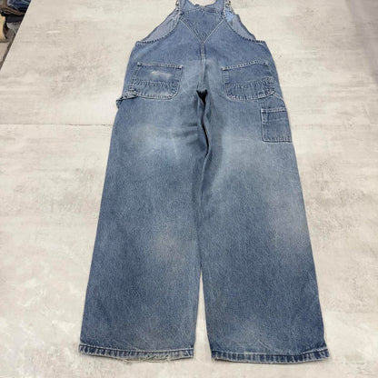 Blue Carhartt dungarees W38L30 mens denim overalls utility worker