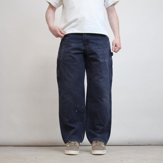 Carhartt carpenter jeans W31 L29 loose navy canvas 90s style skater cargos