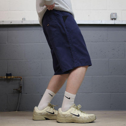 Dickies y2k shorts loose leg navy Twill chino skater style shorts