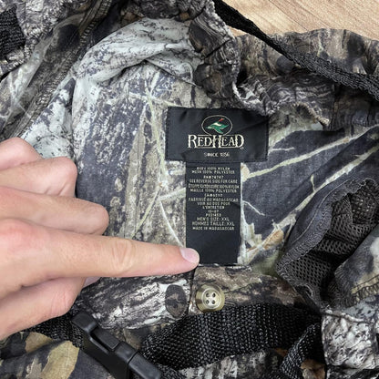 Y2K camo convertible technical trousers / shorts Red Head lightweight Mossy Oak camouflage