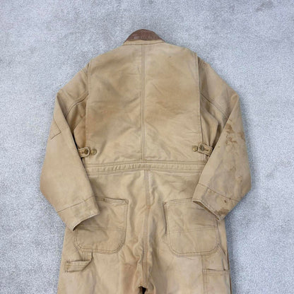 Vintage Carhartt boilersuit S/ M thick quilt lined coveralls heavy duty workwear