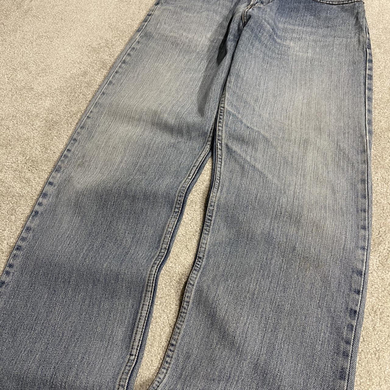 Levi's 505 straight fit jeans y2k blue Regular straight leg denim pants red tab logo