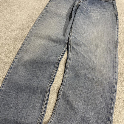 Levi's 505 straight fit jeans y2k blue Regular straight leg denim pants red tab logo