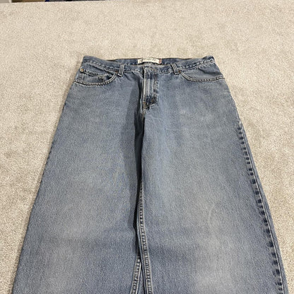 Levi's 560 baggy jeans y2k blue Wide leg comfort fit denim pants red tab logo