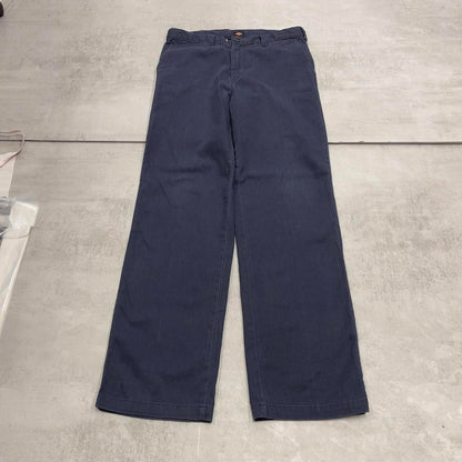 Navy Dickies trousers size 18 (W30) twill chino style pants tab logo