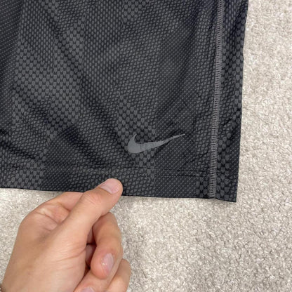 Nike sports shorts y2k patterned black Casual style comfy loose floaty summer gym shorts