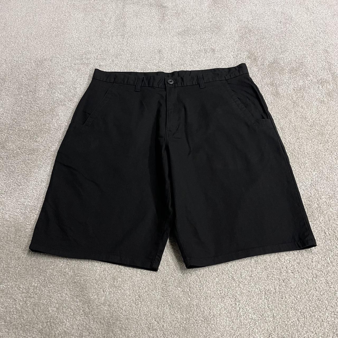 Dickies baggy carpenter shorts black Twill chino skater style shorts wide long leg